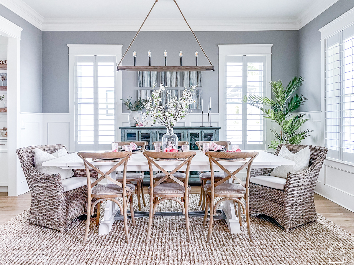 Coastal Farmhouse Dining Room Refresh - HOME by KMB