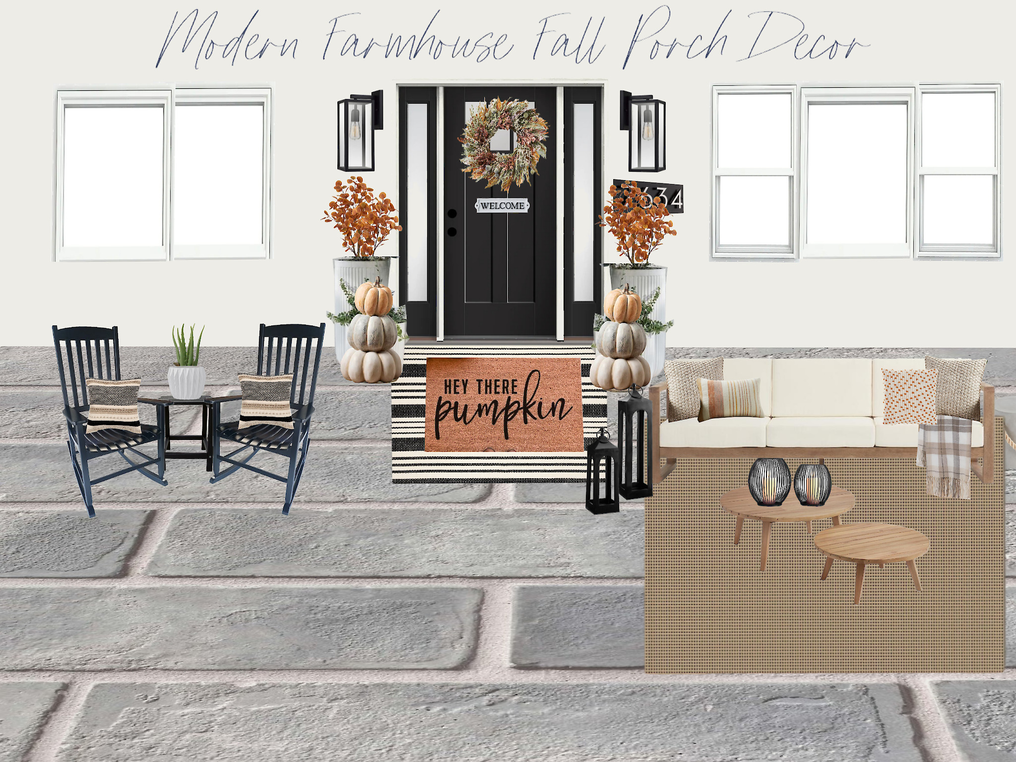 How to Update Your Porch Decor Seasonally - HOME by KMB